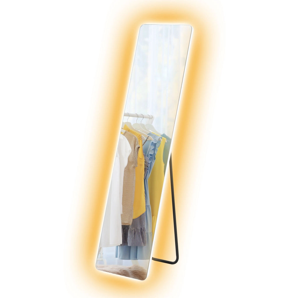 Specchio con Luce LED ¨C Zephmum ¨C Bianco 150x40 cm