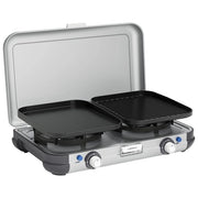 Campingaz 2176805 Camping Kitchen 2 Fornello da Campeggio Portatile a Gas 2 Bruciatori 4000 W Accensione Piezoelettrica Borsa Inclusa