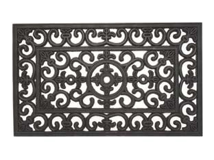 ZERBINO IRON GOMMA  RETTANGOLARE- - cm.45X75 - 1 pezzi XTRA