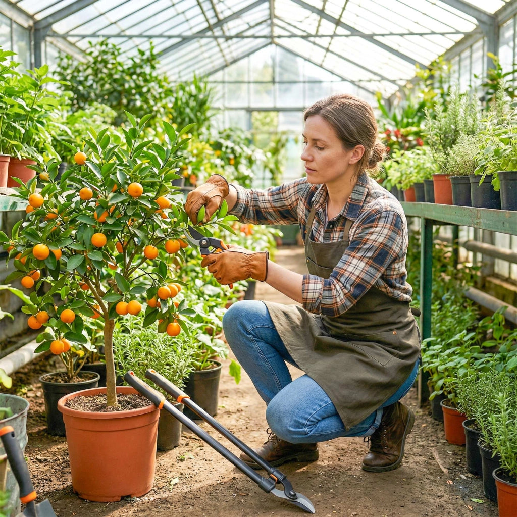 Set Giardinaggio 2 Pezzi ¨C Xylo ¨C Troncarami e Cesoie con Impugnatura Morbida e Blocco Sicurezza