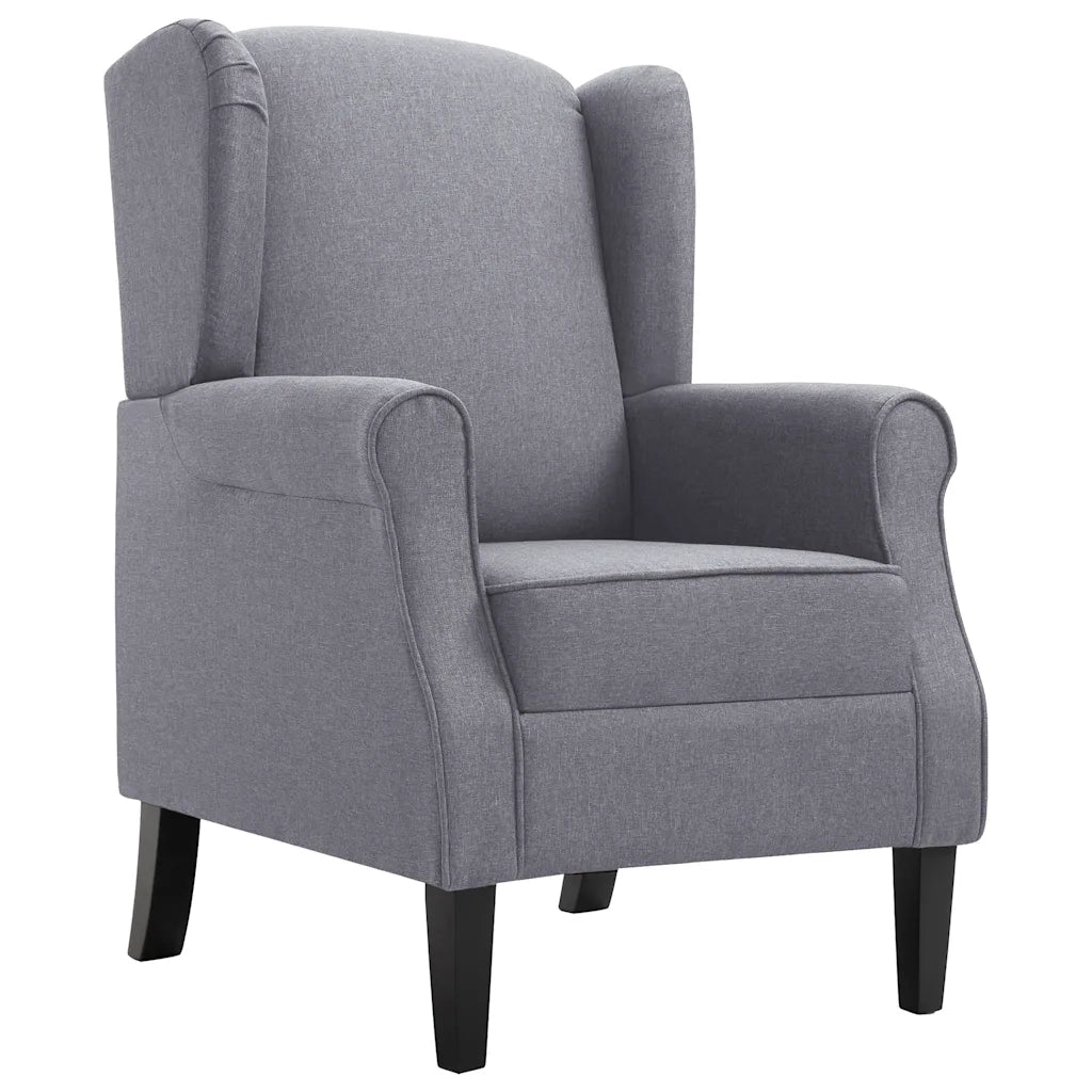 Poltrona | Sedia Relax Grigio Scuro in Tessuto