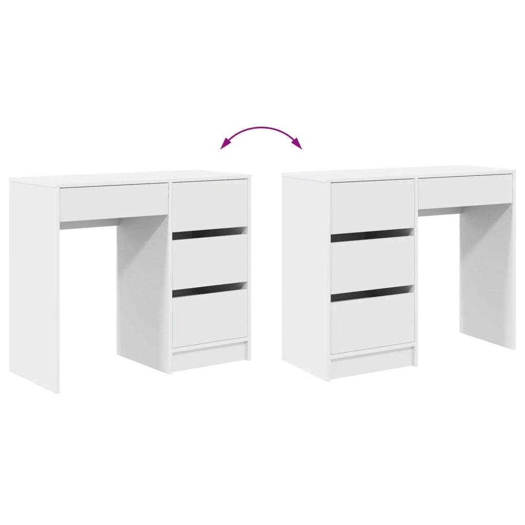 Scrivania Bianco 90 x 37.5 x 75 cm Legno multistrato 869490