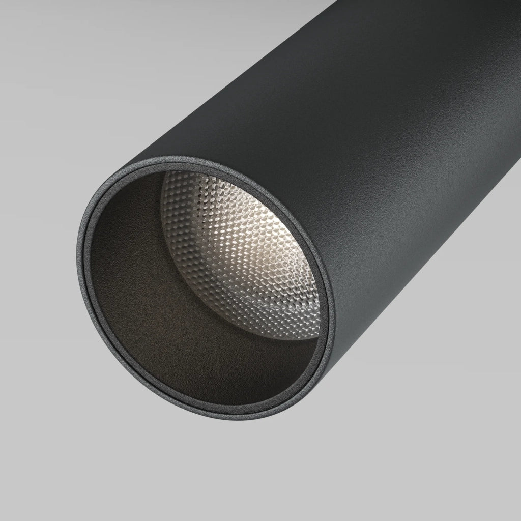 Maytoni Lampada da incasso moderna FOCUS LED 1 luce LED integrato nero alluminio