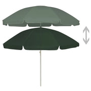 Ombrello | Parasolne da Spiaggia Verde 240 cm