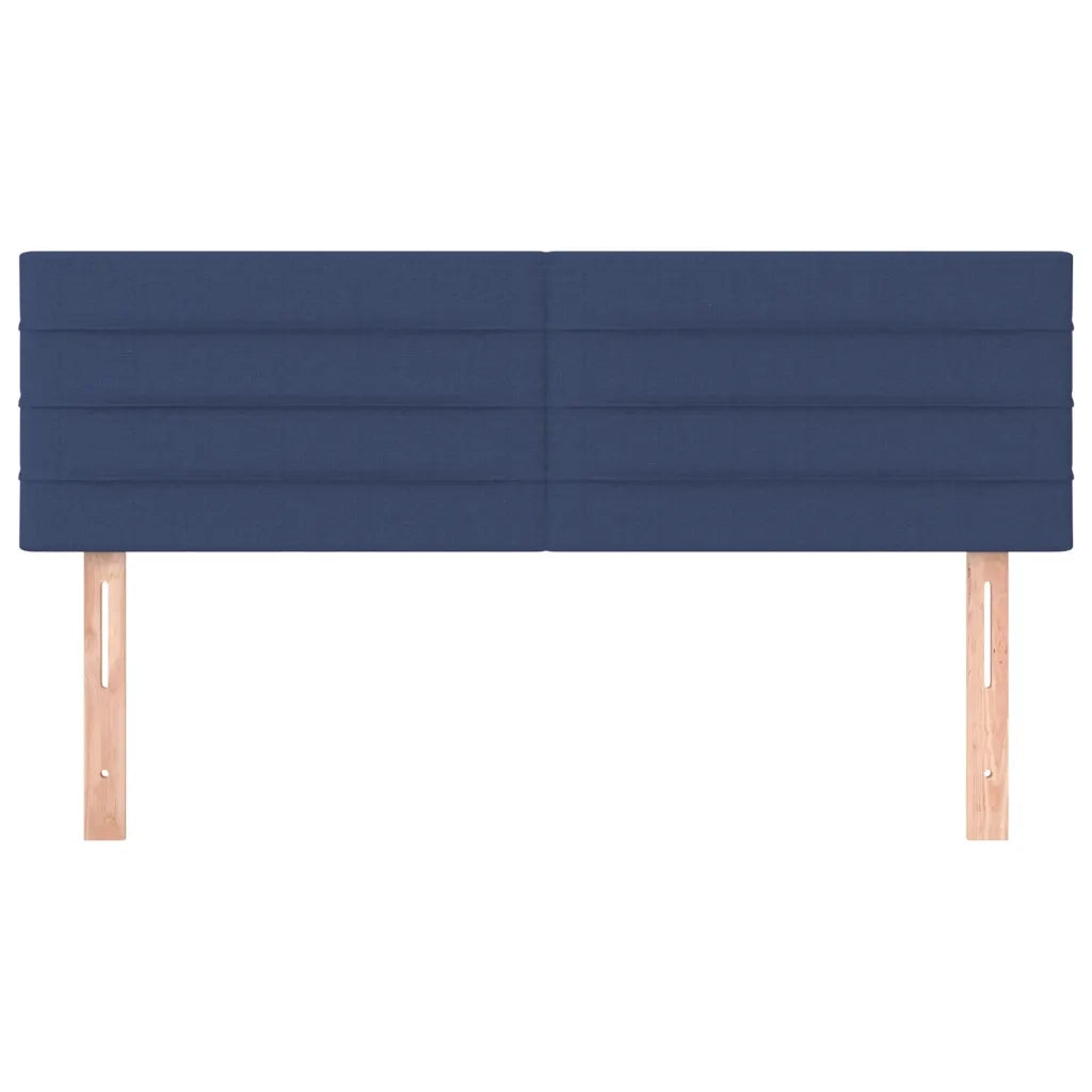 Testiera Blu 144x5x78/88 cm in Tessuto 346150