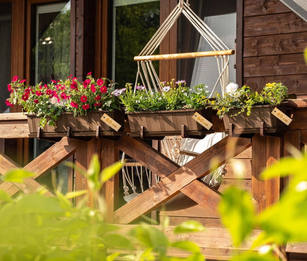 KADAX - Set di 2 ganci per vasi da fiori da balcone.