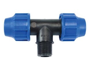 RACCORDO A COMPRESSIONE TI FILETTO MASCHIO PN16- - ø mm.32x32x M 1 - 10 pezzi
