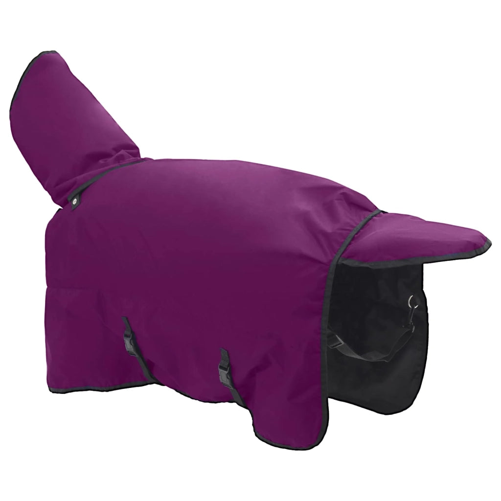 Coperta per Cavalli Verde Scuro e Nero 115 cm Poliestere 42013161
