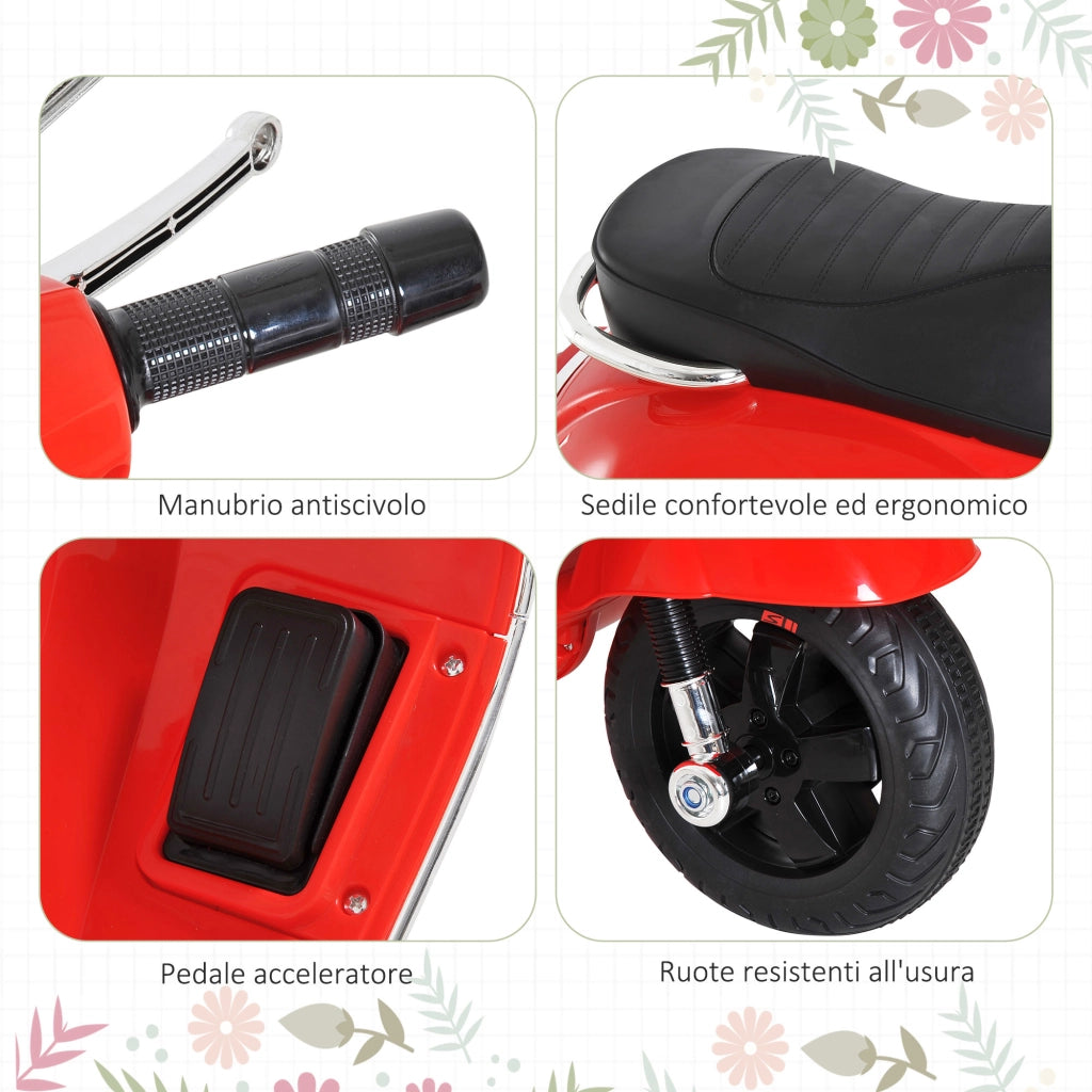 Moto Elettrica per Bambini ¨C Minimal ¨C Rosso