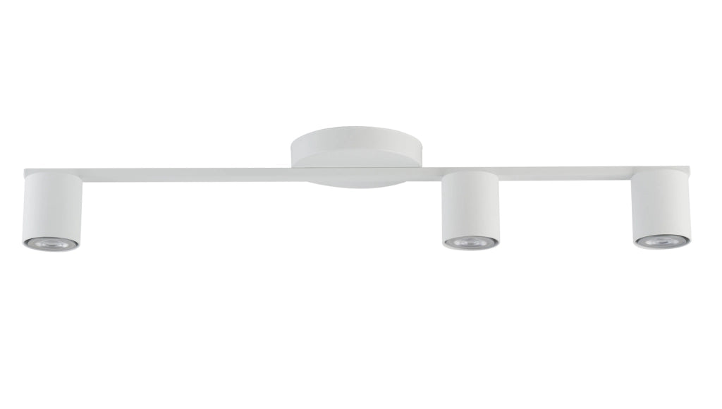 Plafoniera moderna bianca Sky 3 faretti GU10 Sigma