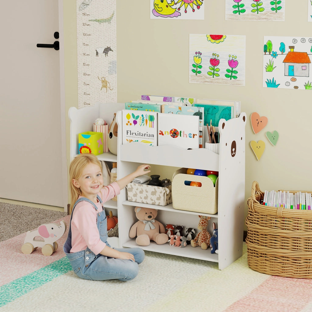 Scaffale Bambini con Ripiani Aperti ¨C Minimal ¨C Bianco
