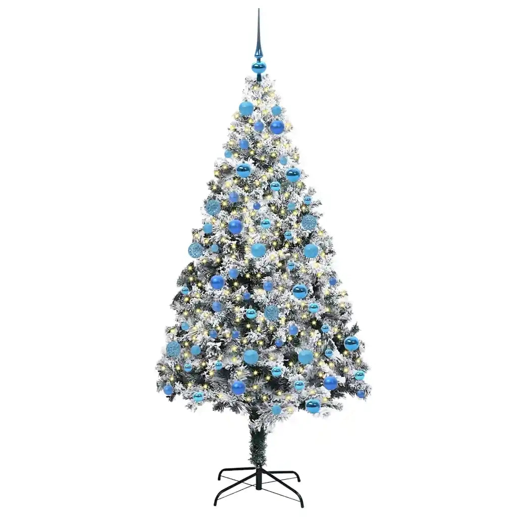 Albero di Natale artificiale con 300 LED Bianco 180 cm 3396969