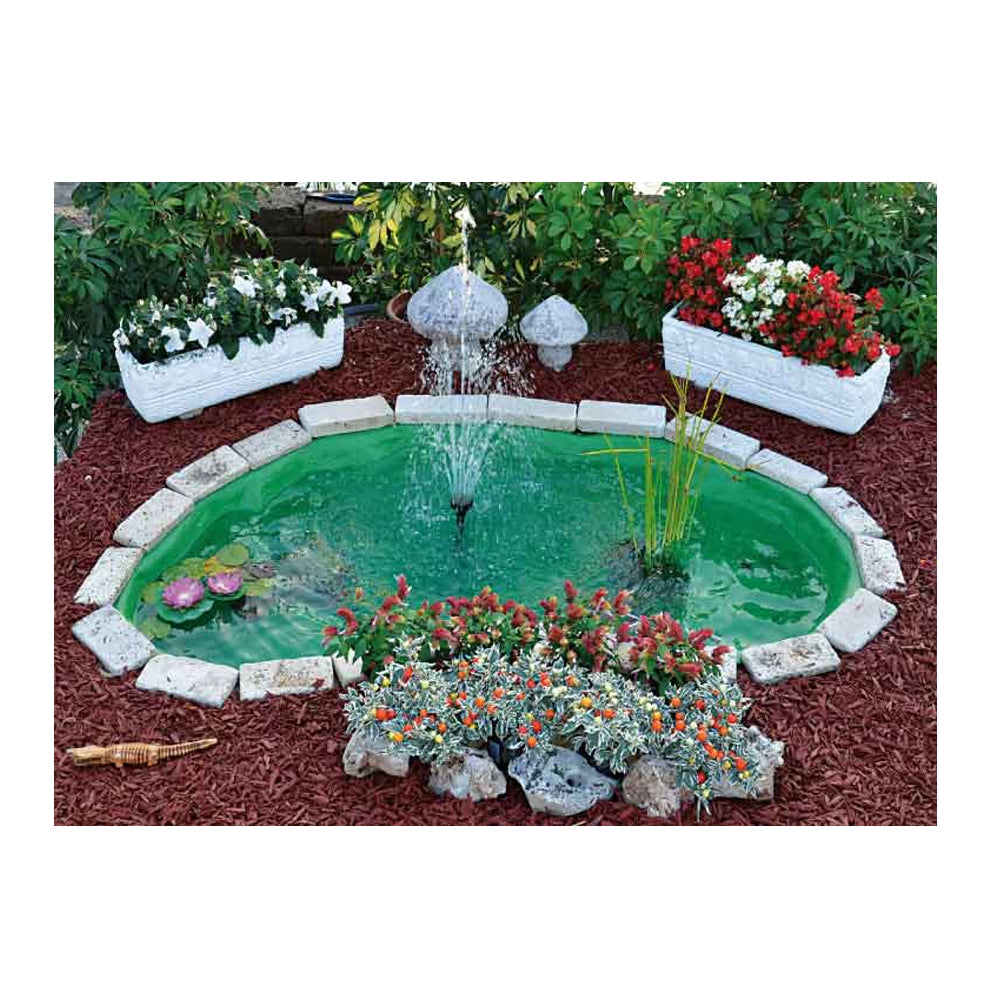 Laghetto giardino green nemi litri 270 dimensioni 185x115xh36 cm
