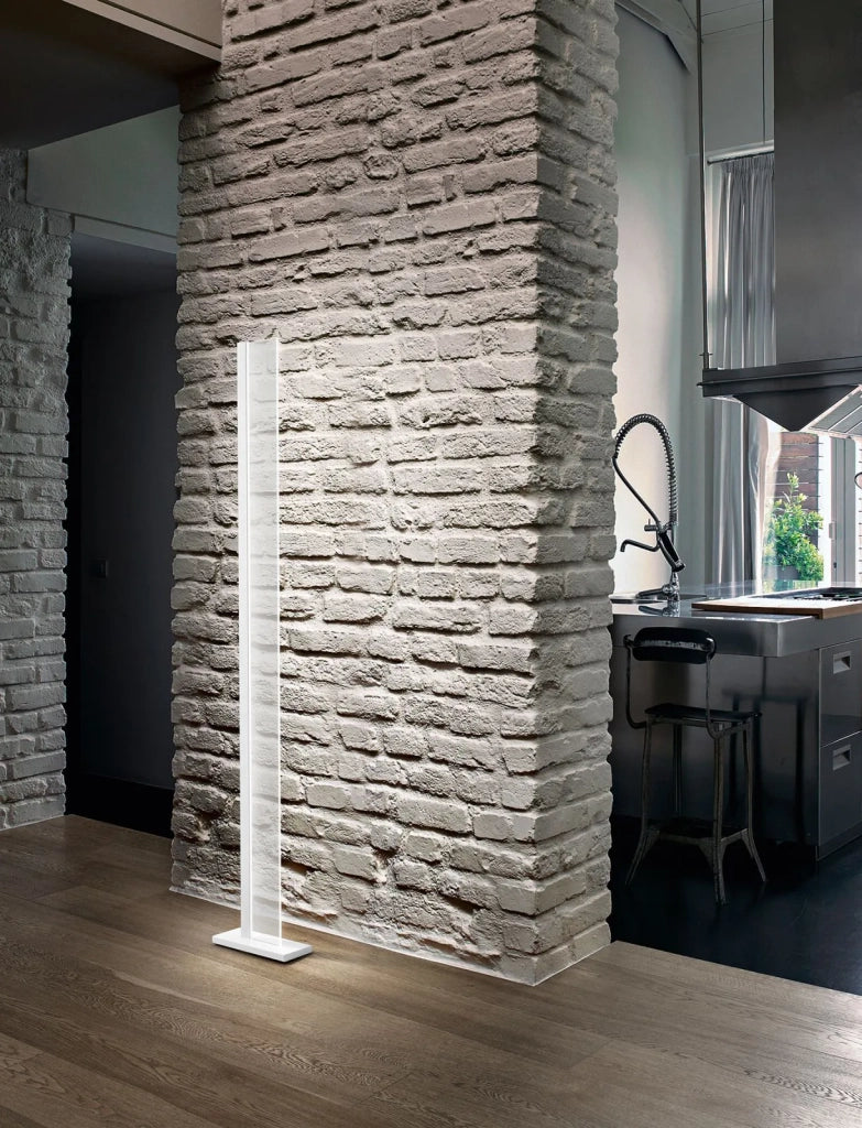 Piantana in metallo colore bianco Tape dimmerabile LED 34W CCT 3000K 4000K 6000K 2720Lm biemissione
