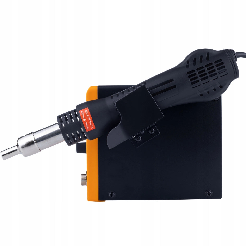 Stazione Saldante Hot-Air Rosfix 858D Set con 3 Ugelli + Saldatore Blue Lark 80W BL80W | Regolazione Temperatura