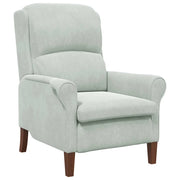 Poltrona | Sedia Relax Grigio chiaro Velluto