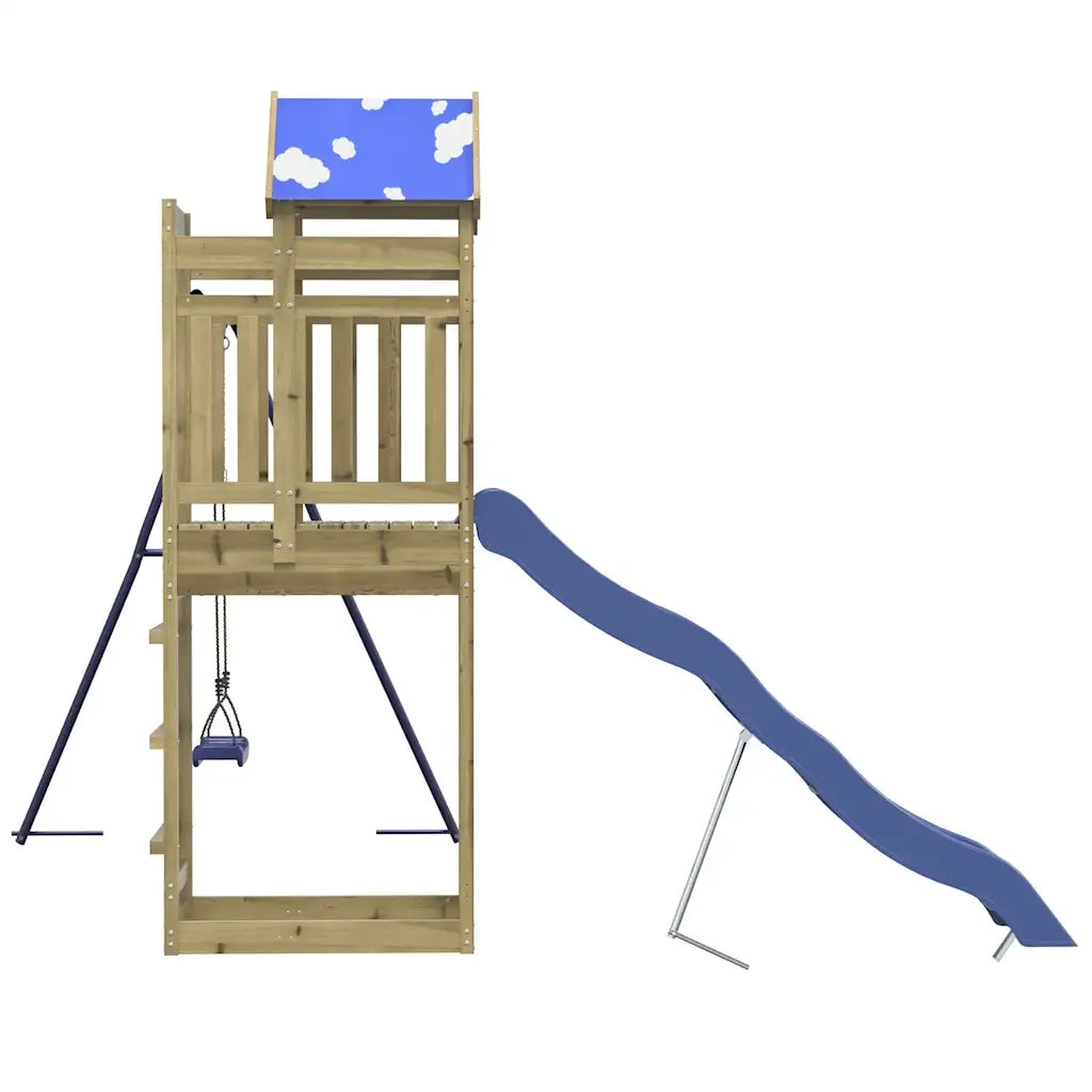 Set da Gioco da Esterno in Legno di Pino Impregnato 3279102