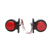 Lampada laterale con LED NEON, 12-24V, rosso-bianco, Breckner Germany