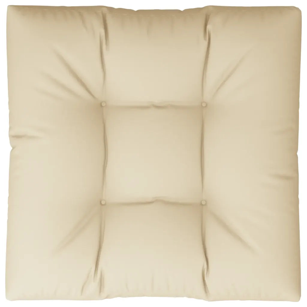 Cuscino per pallet | Cuscini per sedie Beige 80x80x12 cm in Tessuto