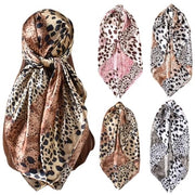 Set 4 pezzi da 88,9 cm (35 pollici) per donne: sciarpa in seta, sciarpa in seta, velo capelluto e sciarpa da notte.