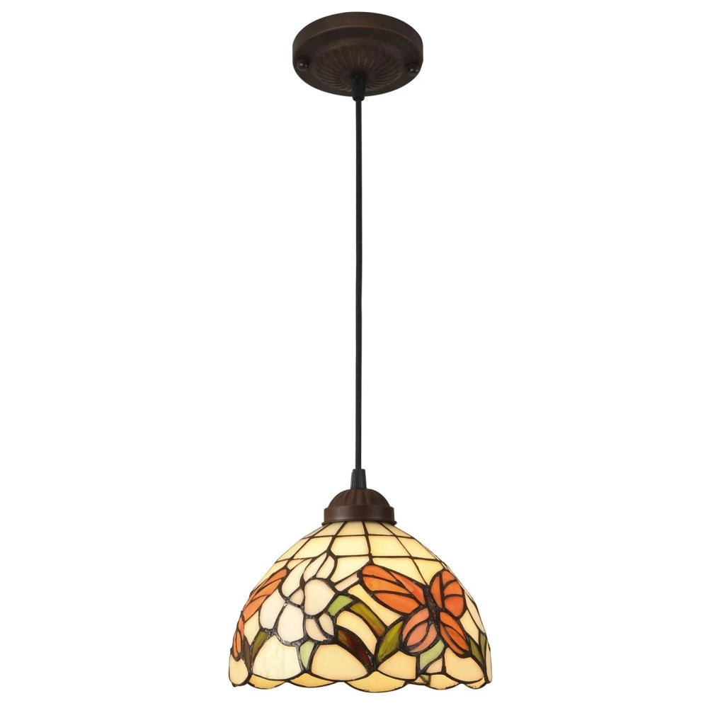 LÚZETE - LAMPADA DA SOFFITTO A 1 LUCE 20 CM TIFFANY APONI