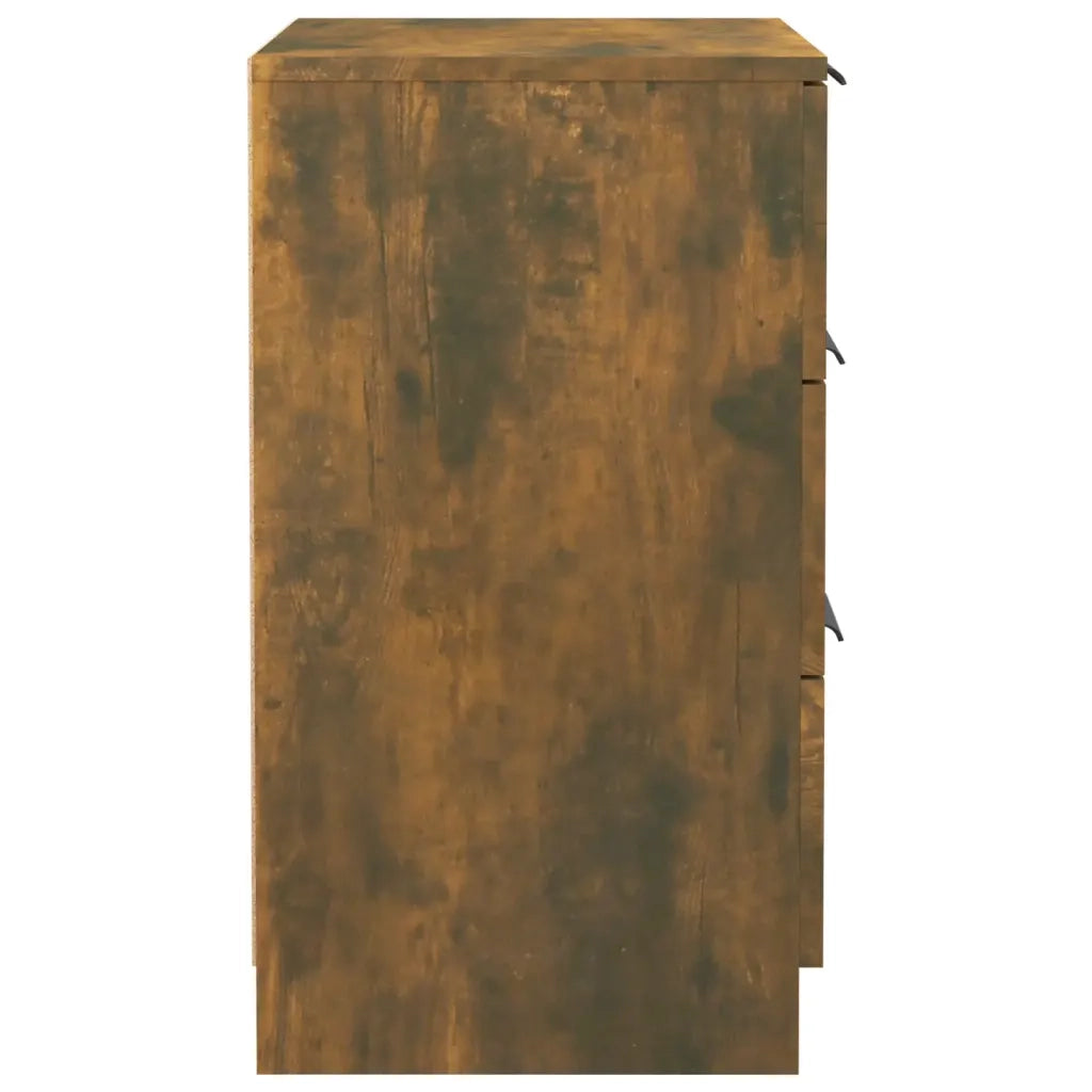 Comodino-Tavolino da notte Rovere Fumo 40x36x65 cm