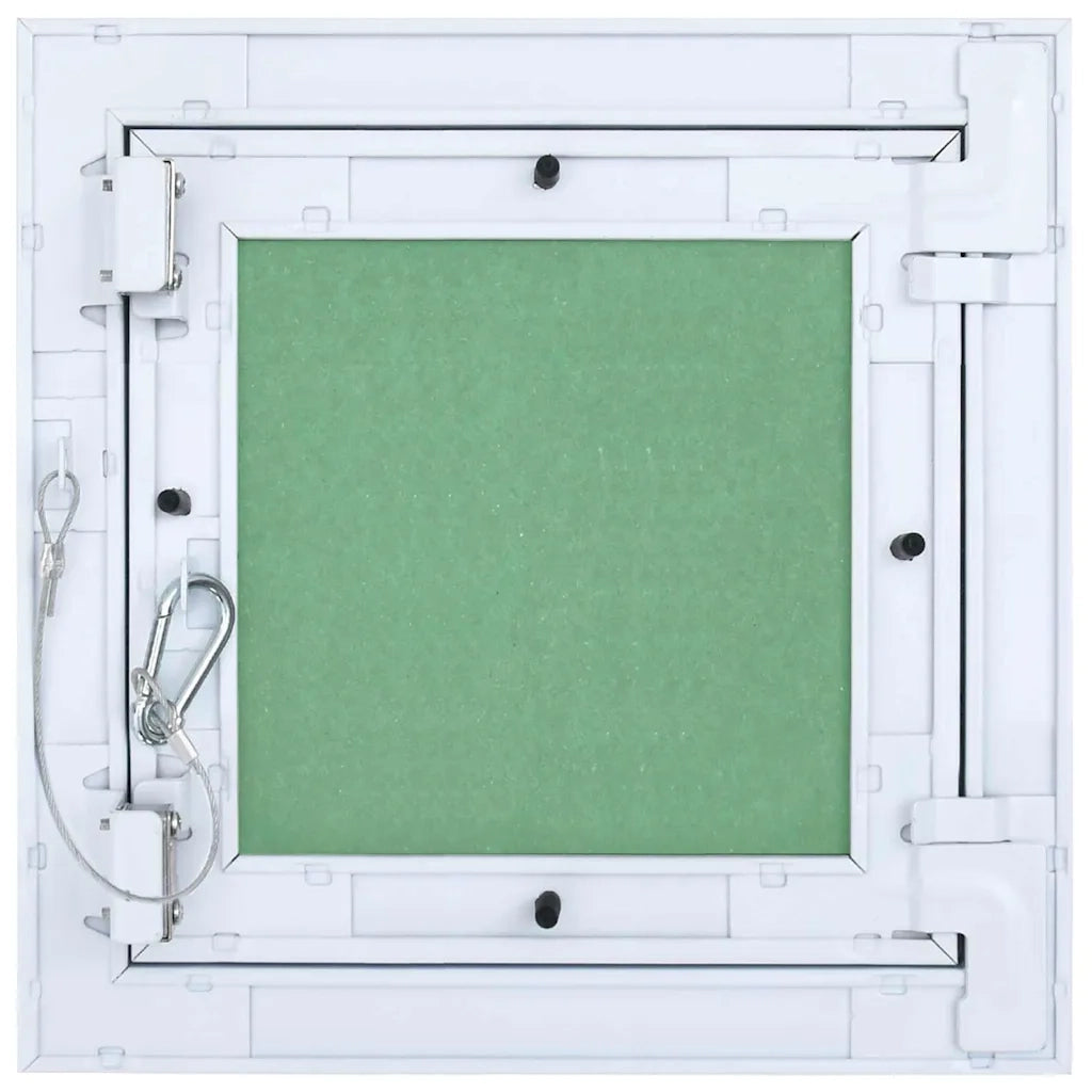 Pannello di Accesso Verde e Argento 30 x 30 cm 4018455
