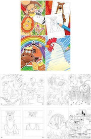 Cadeau per bambini - Libri di colore - Modello: Animali (48 pezzi)