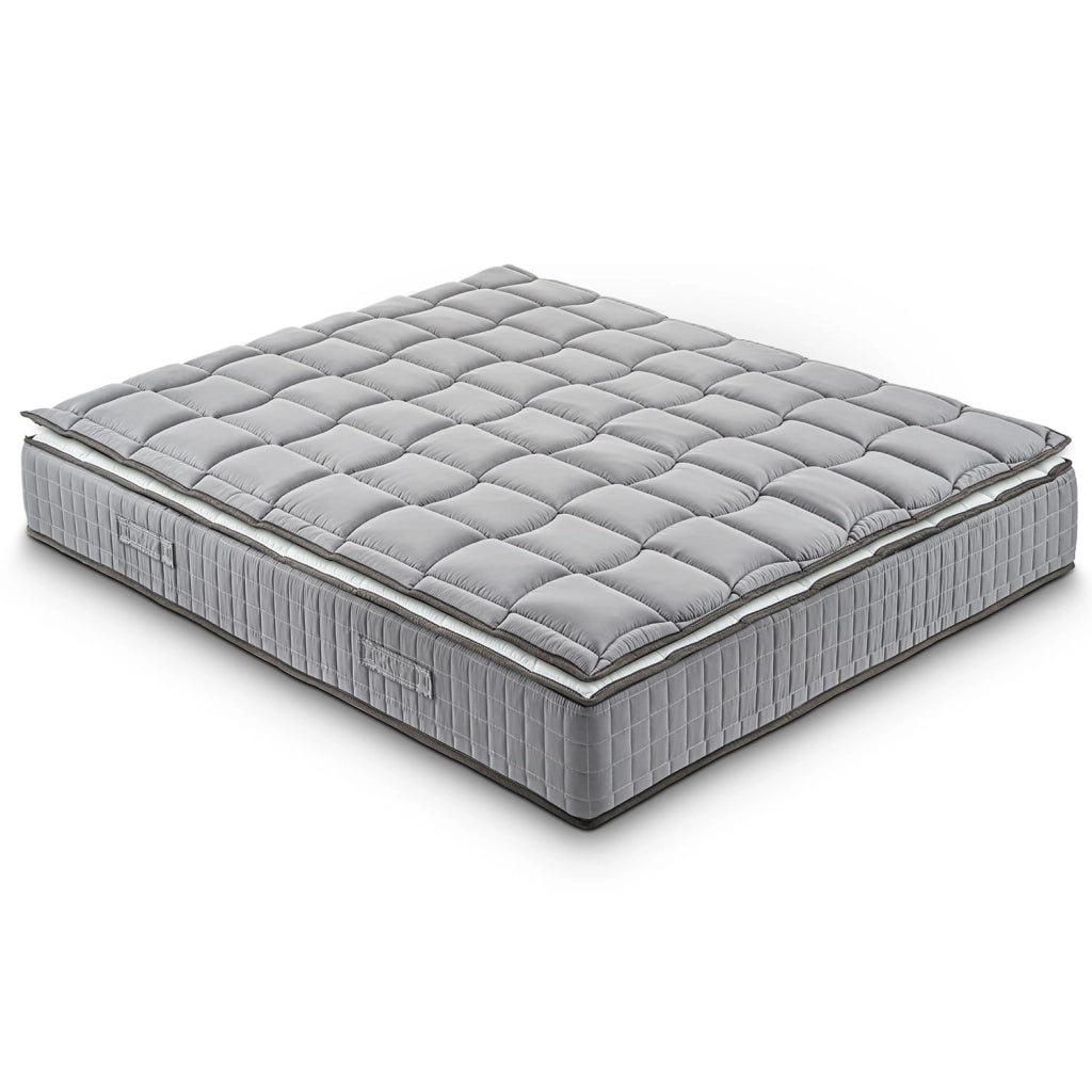 Materasso Matrimoniale 160x200 Molle progressive - Alto 27 cm - Ortopedico - Sfoderabile - con topper Memory in OMAGGIO