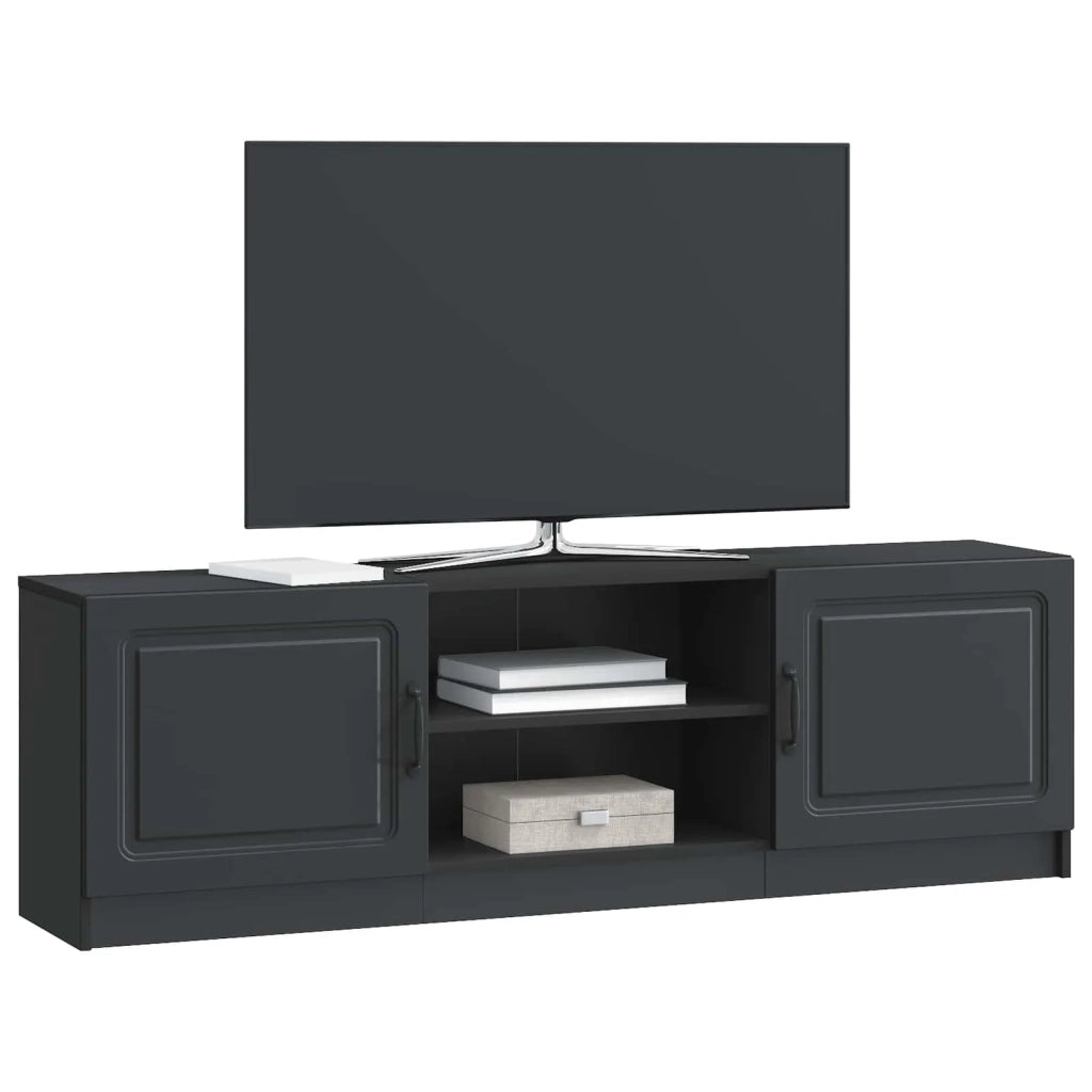 Mobile TV-Credenza per TV Nero 150 x 31 x 47 cm Legno ingegnerizzato 483454