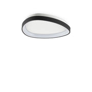 Plafoniera Gemini LED 24W 4000K Nero Con Dimmer Ideal Lux