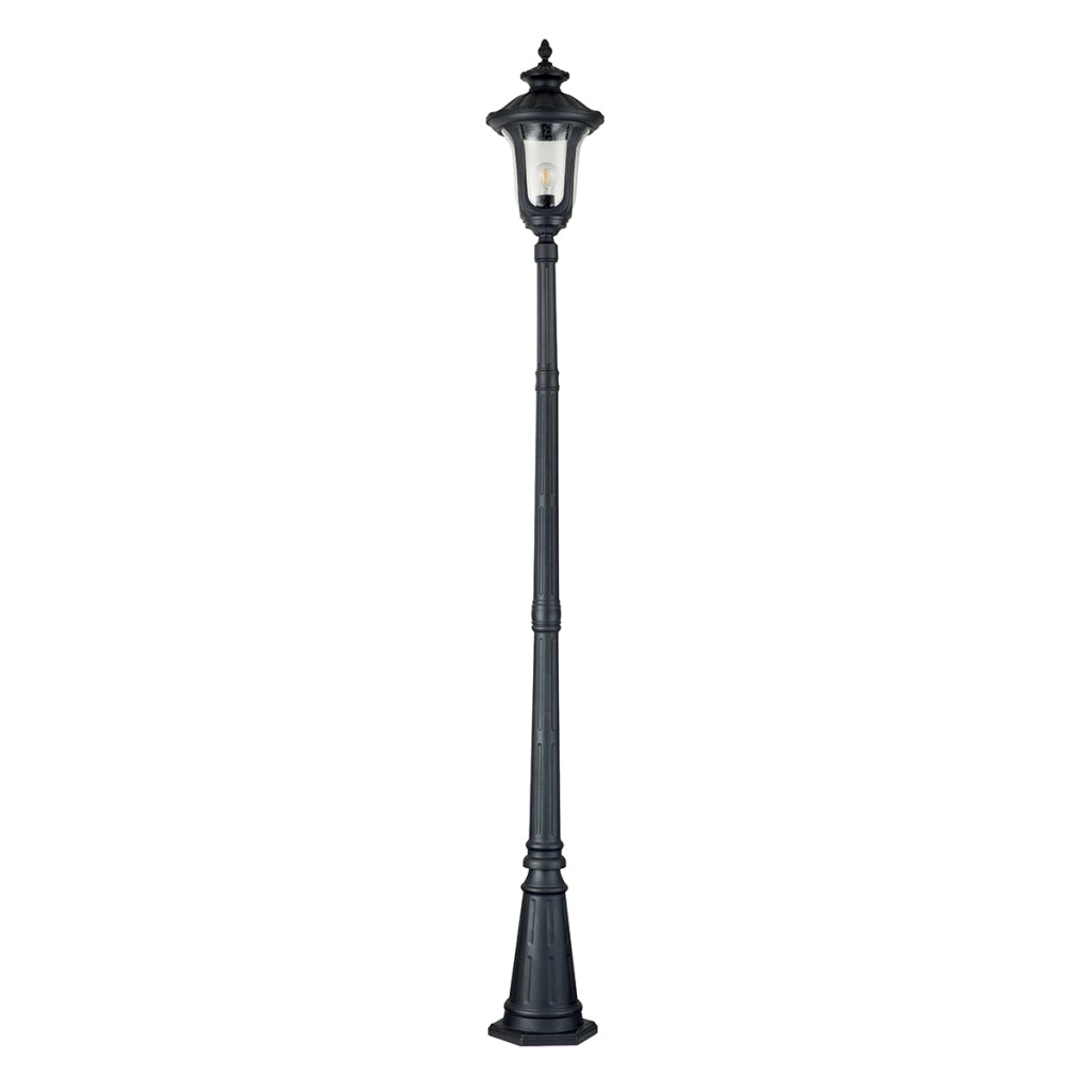 Lanterna giardino Chicago nera E27 60W IP44 Elstead