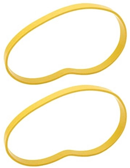 Cintura di pulizia per sega a nastro 20 cm - 2 pezzi - Gomma - Adatto per ruote di sega a nastro da 8 pollici - Antiscivolo - Guida ottimale del segnale - Segatura a nastro