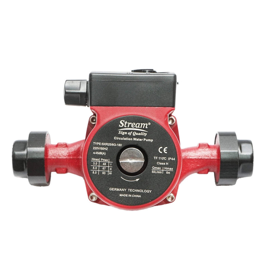 Pompa di ricircolo acqua 220V, 93W portata 50L/min, altezza 6m, raccordo 1 1/2 pollice SXR25/6G-180 Breckner Germany