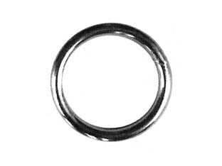 ANELLO IN ACCIAIO ZINCATO- - n°19 filo  EE ¸ mm.4 -  EE ¸ mm.25 interno - 100 pezzi QUALITY