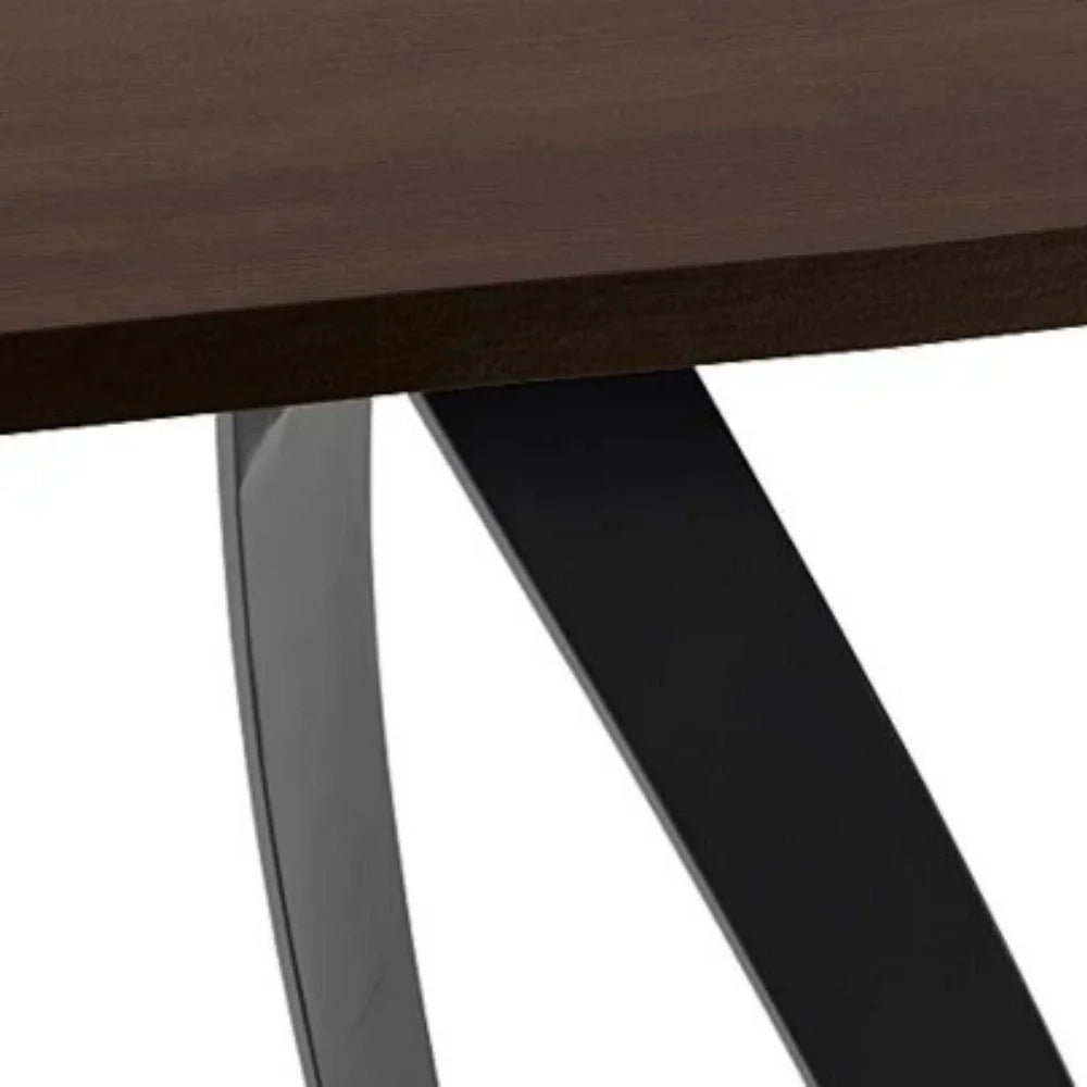 Tavolo da pranzo fisso in legno impiallacciato rovere termocotto Timber 200x100 cm fino a 10 posti Made in Italy | Duzzle