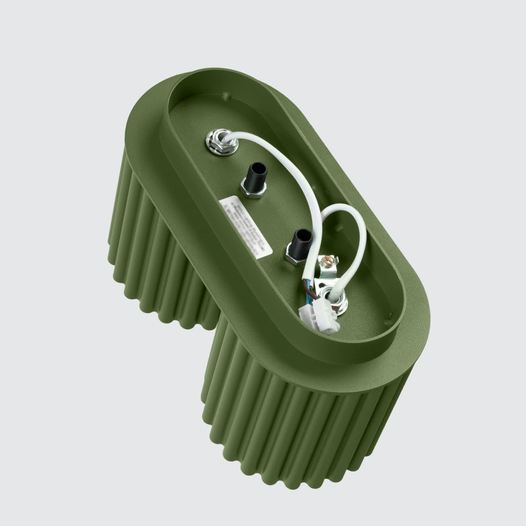 Lampada da soffitto AURA 2 verde oliva GU10