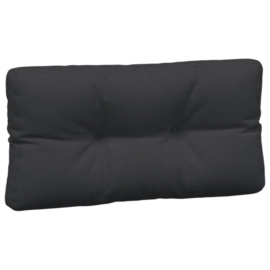 Cuscini per Pallet 5 pz Neri in Tessuto 360784