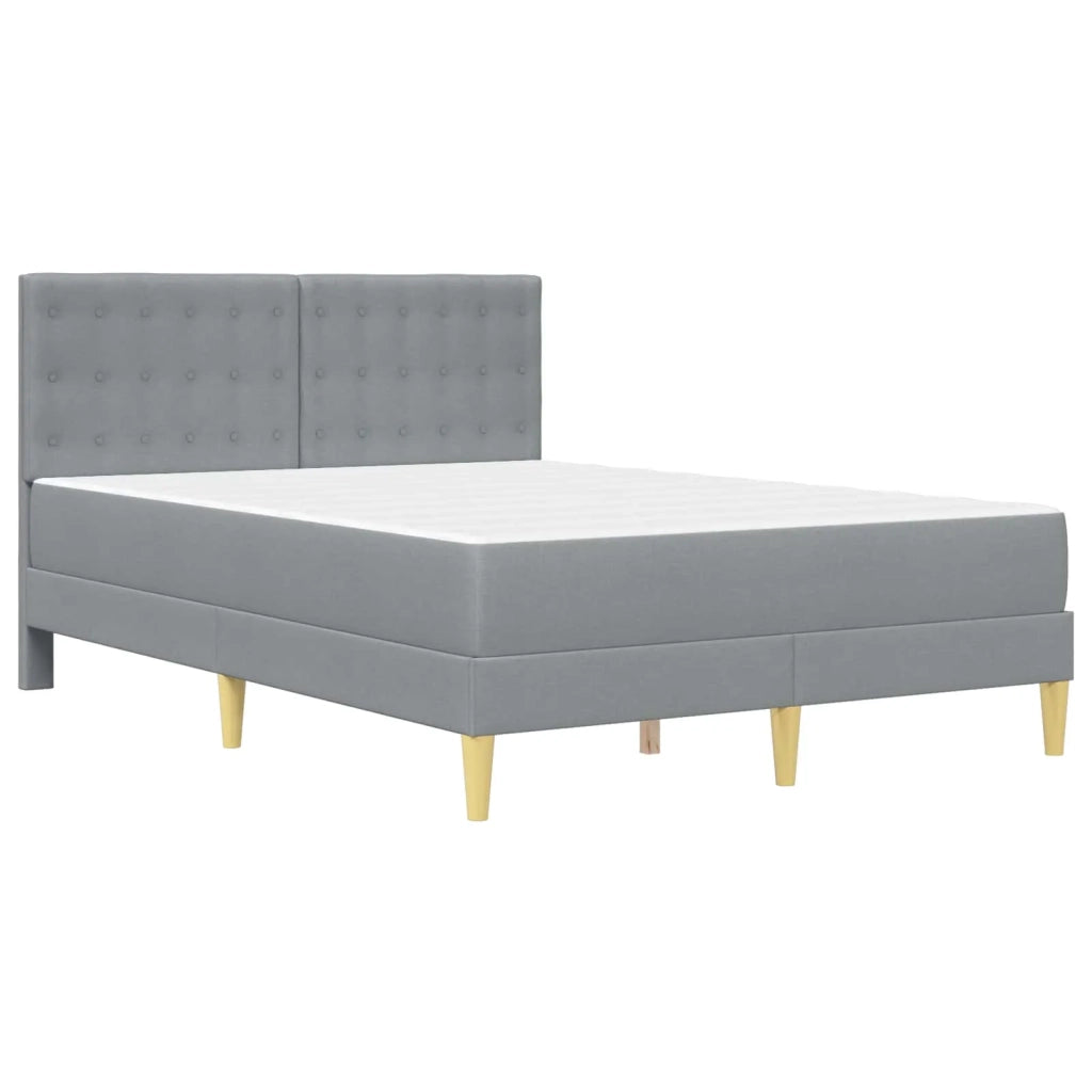 Struttura letto con materasso-Giroletto Grigio chiaro 120 x 190 cm 261128