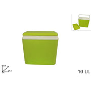 Trade Shop - Frigo Portatile Borsa Termica Frigorifero 10lt Campeggio Mare Estate Verde Lime -