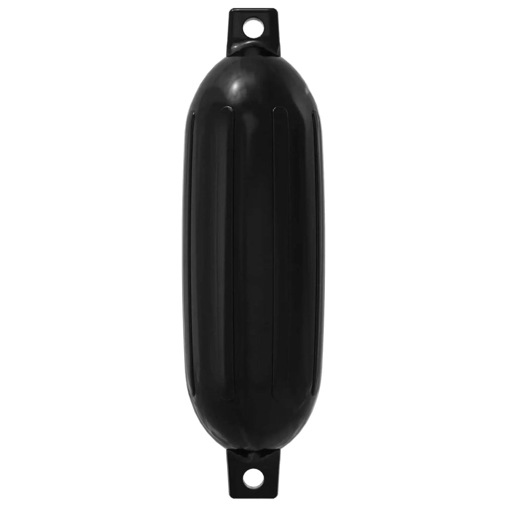 Fendini per barche 2 pz Ø 16 x 58 cm Nero PVC 42028743