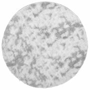 Tappeto del soggiorno | Tappeto Shaggy a Pelo Lungo NAVARRA Grigio Argento 200x200cm