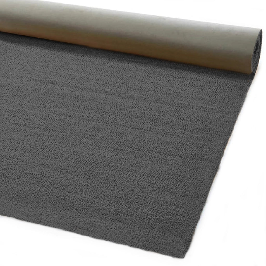 Zerbino Cocco Naturale Colorato Antiscivolo Su Misura Tappeto Ingresso Entrata 50x90 cm Grigio