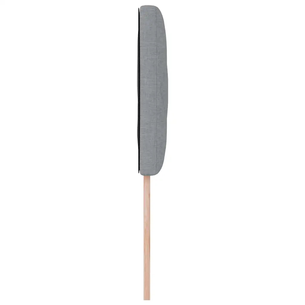 Testiera con luci a strisce a LED-Testata Grigio chiaro 90 cm Tessuto 531789