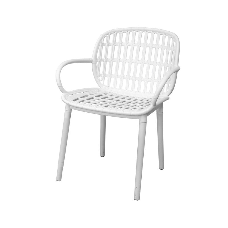 POLTRONA POSITANO BAMBOO BIANCO