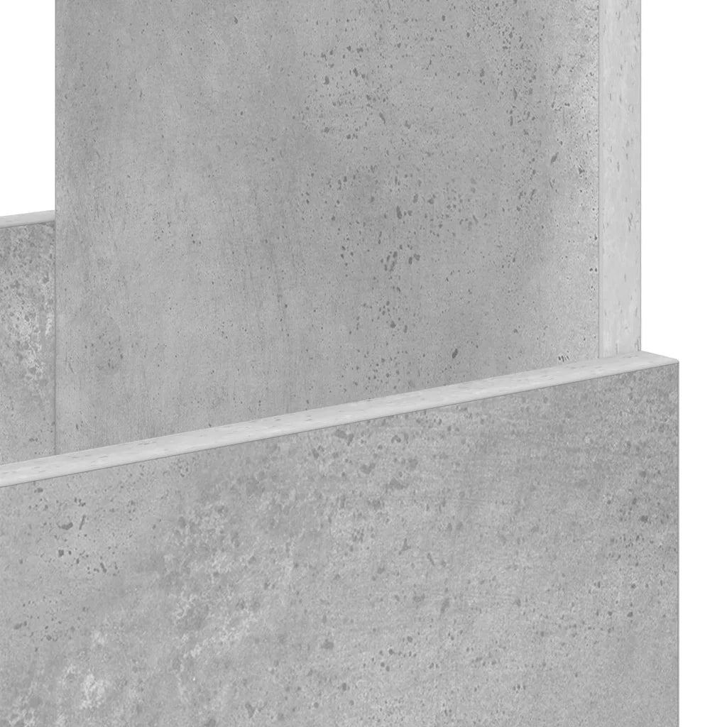 Scaffale per riviste Grigio cemento 35 x 30 x 45 cm 890974