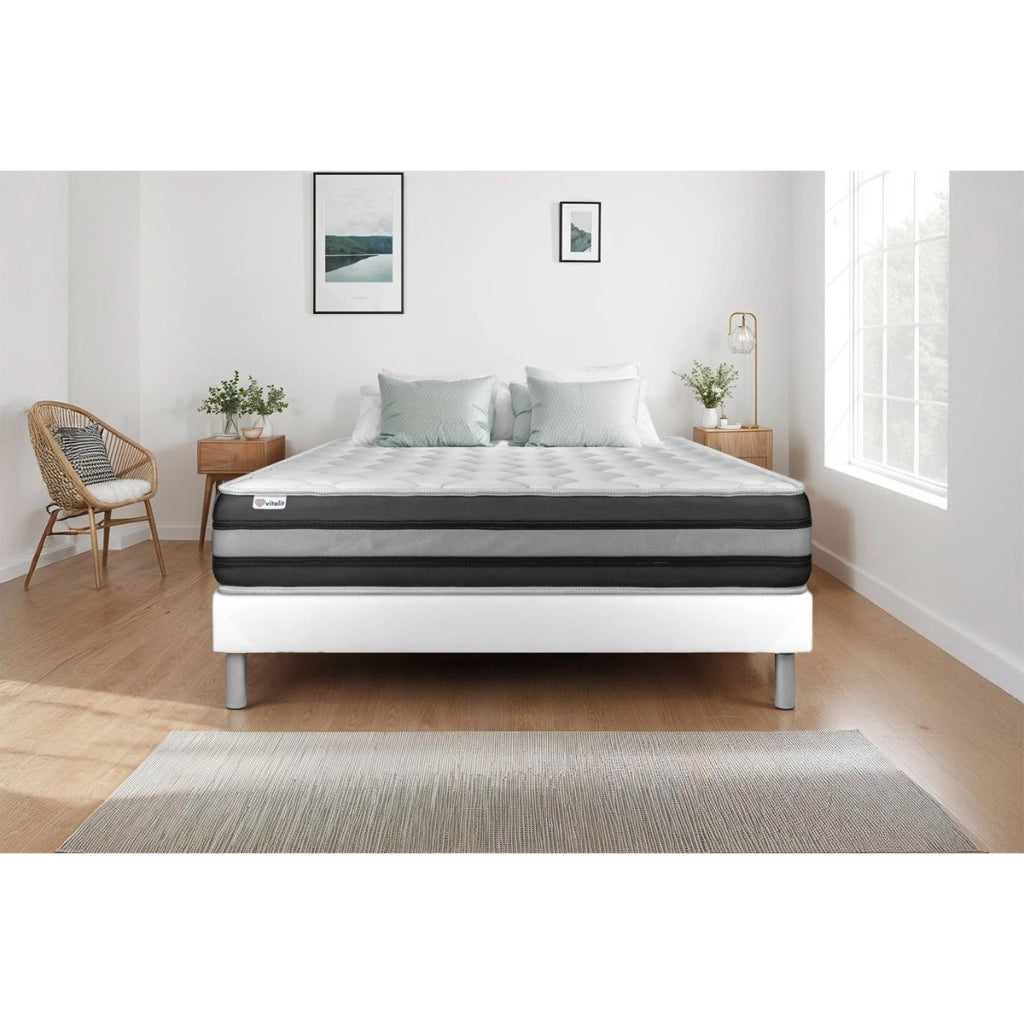 Materasso 160x190cm a molle insacchettate e memoria di forma - Vitalspring Zen
