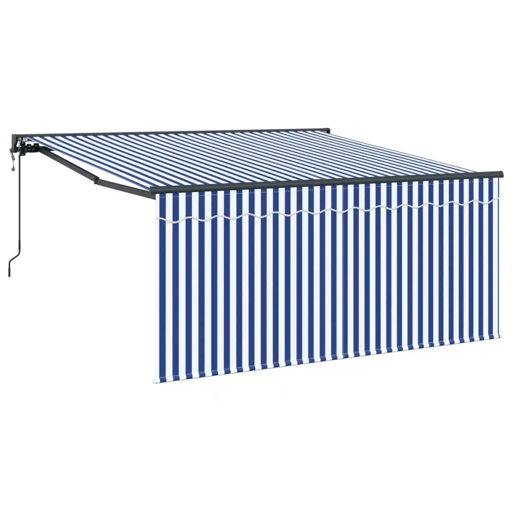 Tenda Retrattile Blu e Bianco 300 x 250 cm 3329914
