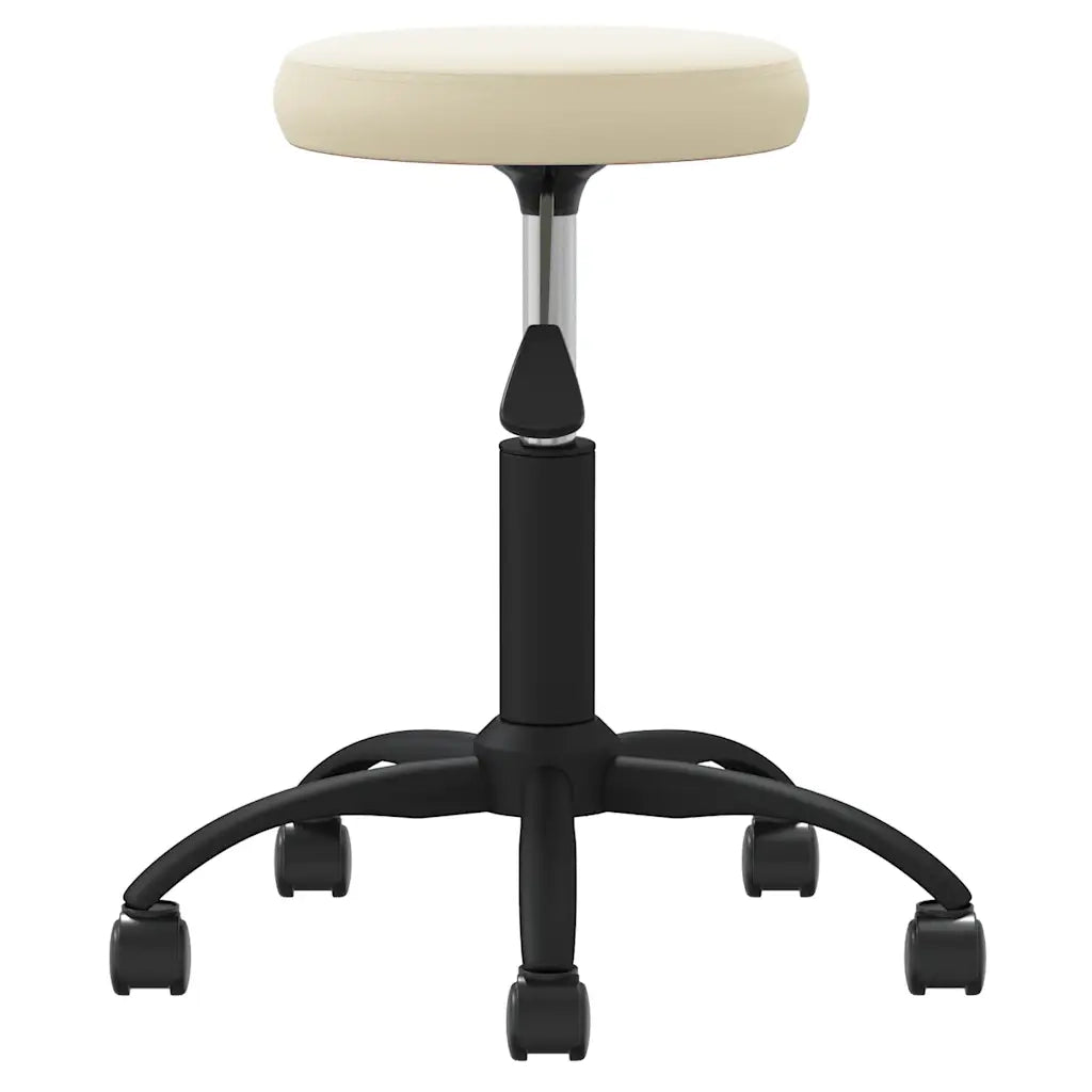 Sgabello da Massaggio in Velluto Crema 3085737