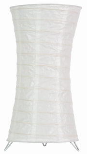Candellux lampada da tavolo TAI bianca E27 H40 20cm